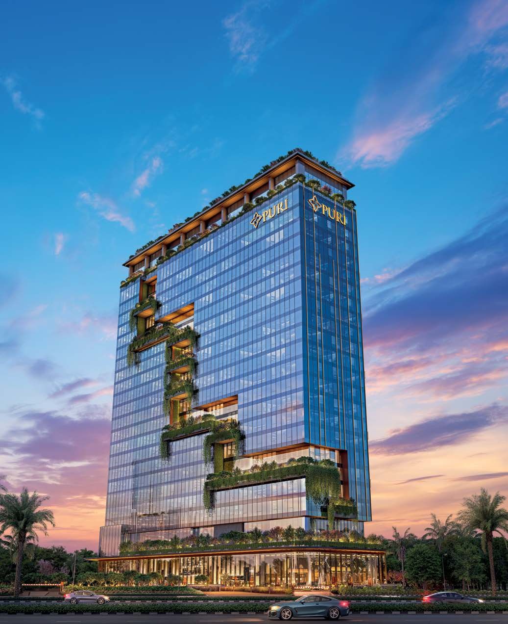 Single tower elevation - Puri Aerosphere, Sector 111 Gurgaon